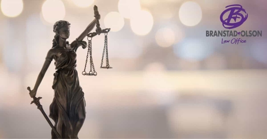 Gavel and Scales in Courtroom